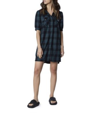 Billy T Plaid Flannel Shirt Dress | Bloomingdale's Women