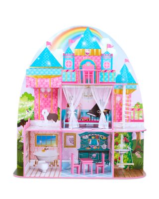 Kids Princess Castle 12" Doll House Pink - Ages 3-7