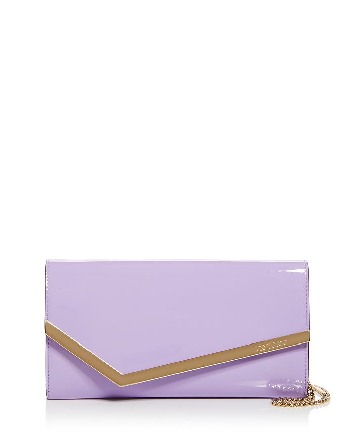 Jimmy Choo - Emmie Patent Leather Wallet on a Chain
