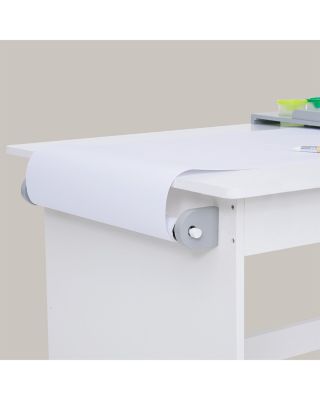 Kids Little Artist Monet Play Art Table Kids Furniture White/Gray - Ages 3-7