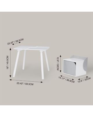 Biscay Bricks Table & Chairs Kids Furniture - Ages 3-7