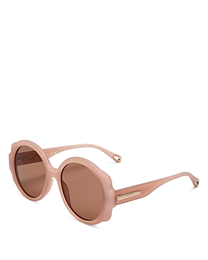 Chloe Round Sunglasses, 55mm