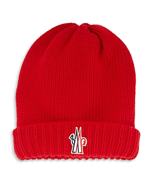 Moncler Grenoble Logo Hat In Red