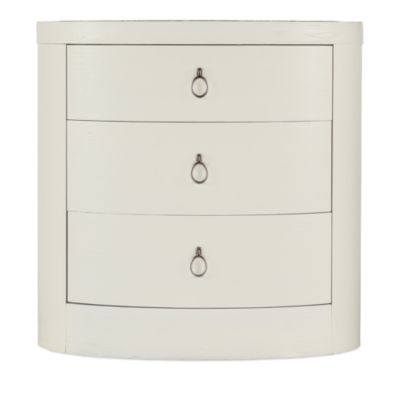 Serenity Wavecrest Oval Nightstand