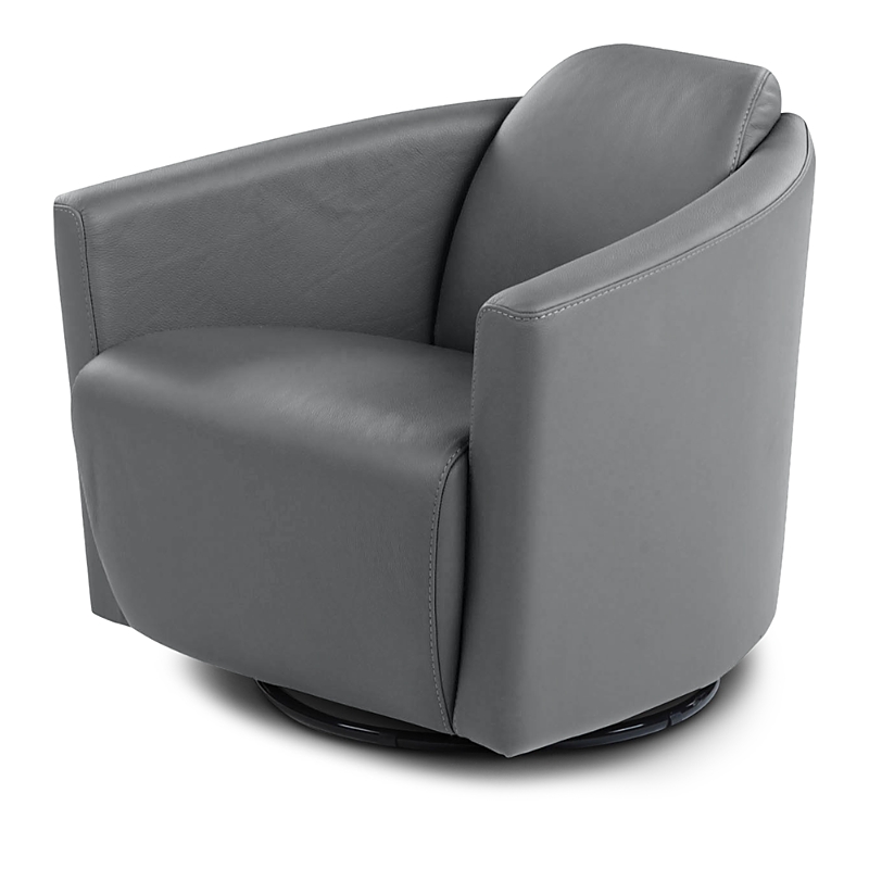 Giuseppe Nicoletti Hollister Swivel Chair - Exclusive In Bull Aluminum