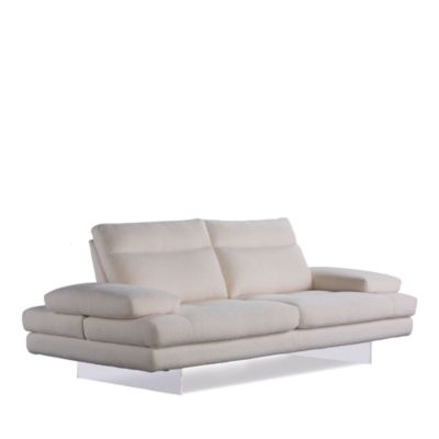 Sabrina Fabric Sofa - Acrylic Legs