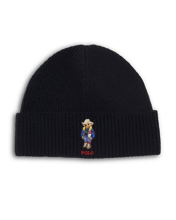 Polo Ralph Lauren Men's Solid Flag Bear Beanie Hats main image 1