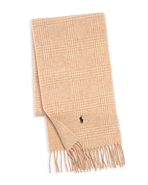 Polo Ralph Lauren Wool Blend Reversible Scarf In Classic