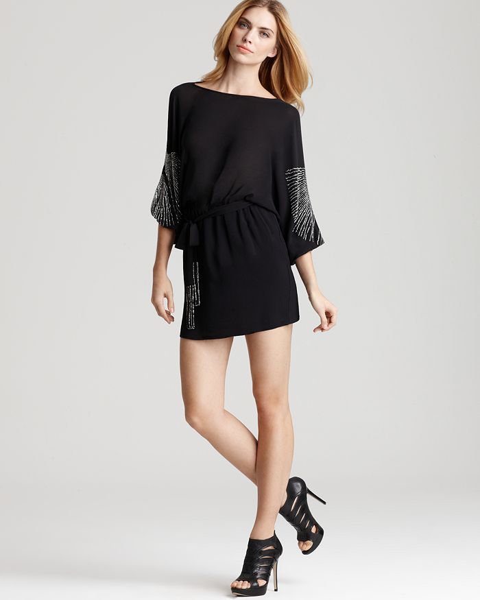 Parker Dress Beaded Batwing Sleeve Bloomingdale s