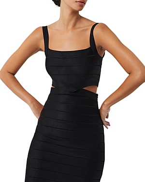 French Connection Lacs Bandage Bodycon Dress