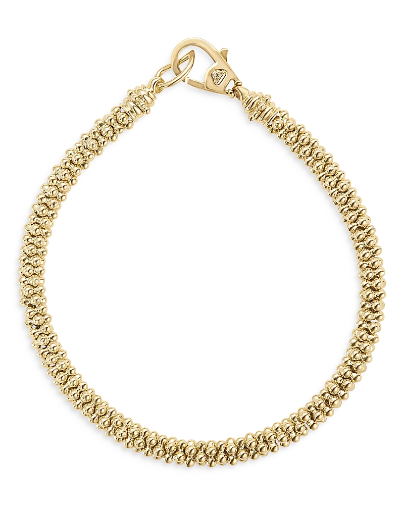 Lagos Caviar Bead Bracelet In Gold