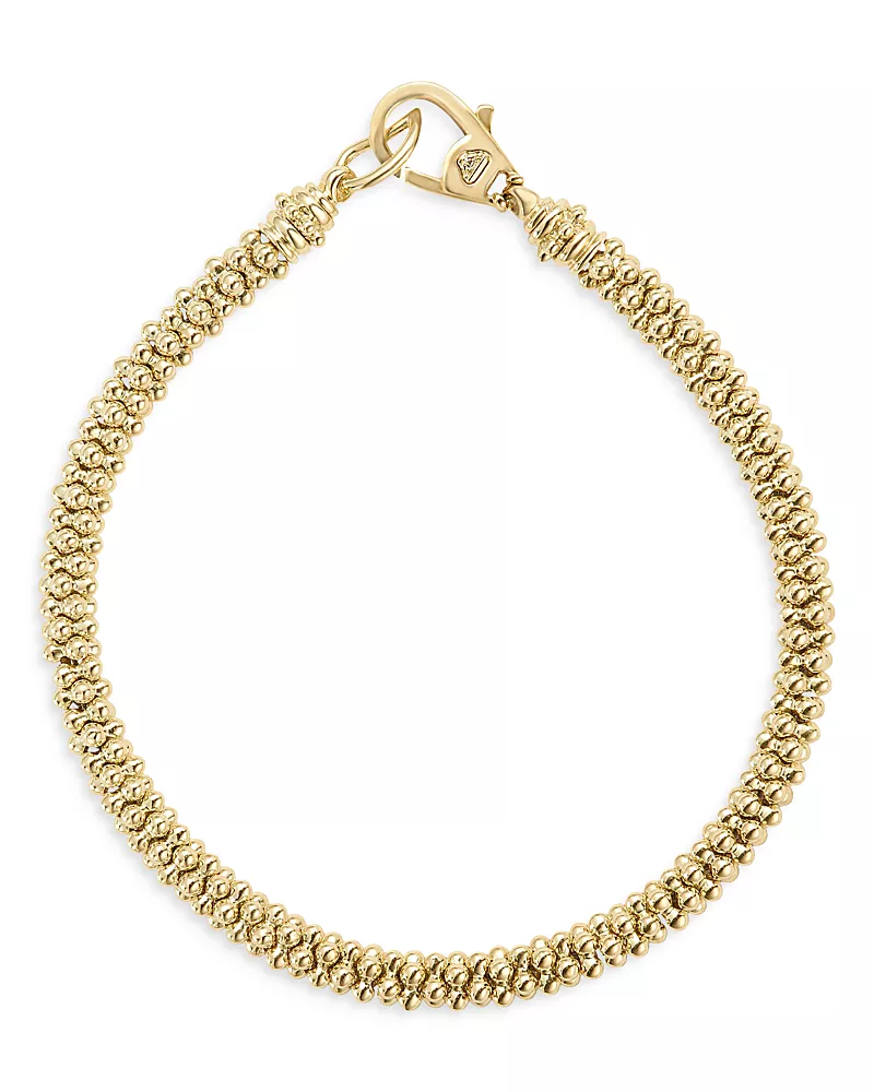 Lagos 18K Yellow Gold Caviar Basic Beaded Bracelet