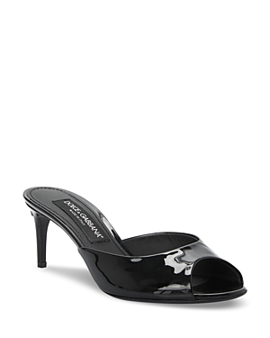 Dolce & Gabbana Women's Slip On High Heel Sandals