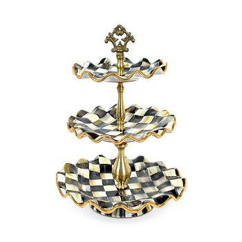 Mackenzie-Childs - Courtly Check Three-Tier Sweet Stand