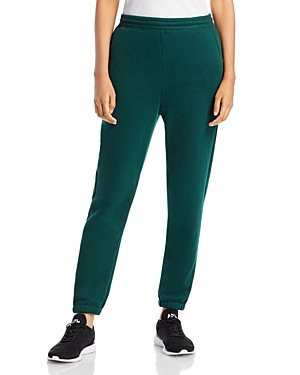Beyond Yoga Wfh Fleece Sweatpants In Forest Green