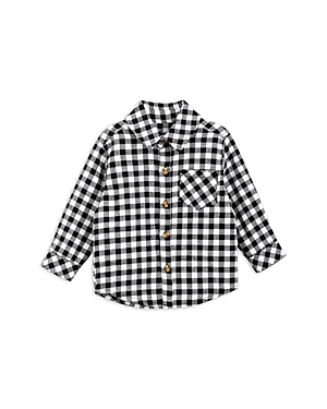 MILES THE LABEL MILES THE LABEL BOYS' CHECK FLANNEL SHIRT - BABY