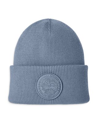 Canada Goose Arctic Disc Merino Wool Logo Patch Ribbed Toque ...