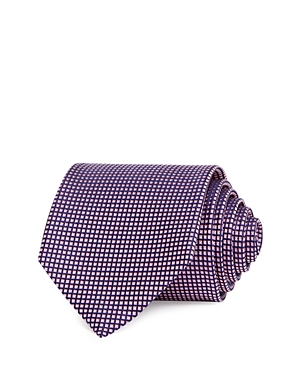 The Men's Store At Bloomingdale's Woven Micro Square Neat Silk Classic Tie - 100% Exclusive In Navy/pink