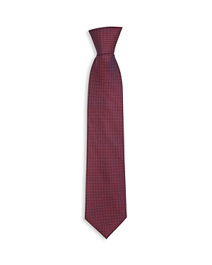 The Men's Store At Bloomingdale's Woven Micro Square Neat Silk Classic Tie - 100% Exclusive In Navy/red