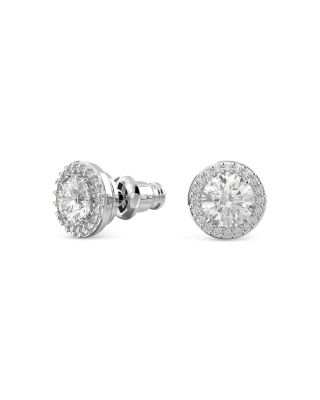 Una Pav&eacute; Stud Earrings