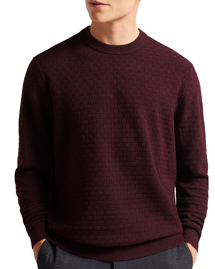 Ted Baker Lentic Textured Crewneck Sweater | Bloomingdale's