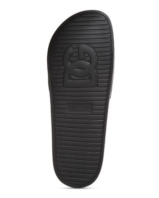 Men's Saint Barth Logo Slip On Pool Sandals