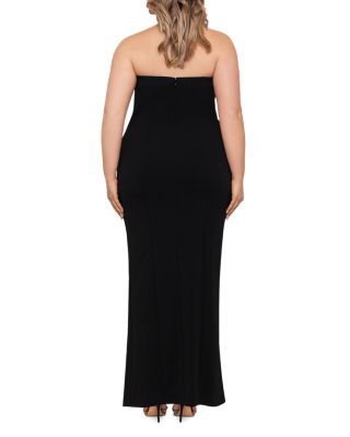 Strapless Tuxedo Gown