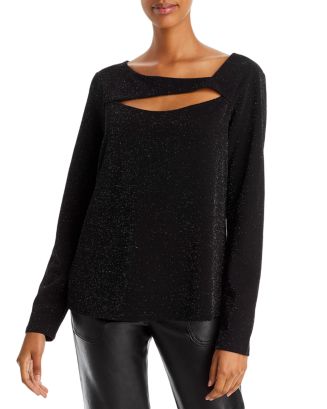 BOTTEGA VENETTA lurex knit top