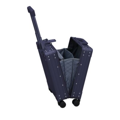 20" Aluminum Vertical Spinner Carry On Suitcase