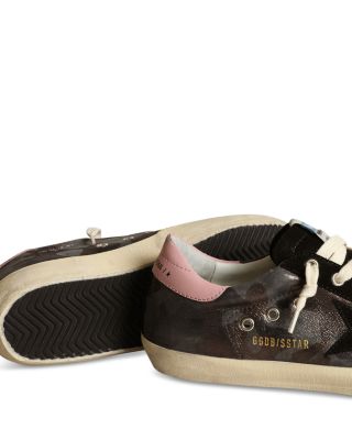 Women's Super-Star Almond Toe Laminated Camouflage Sneakers