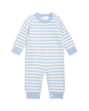 Bloomie's Baby Boys' Stripe Cashmere Coverall, Baby - 100% Exclusive In Blue Multi