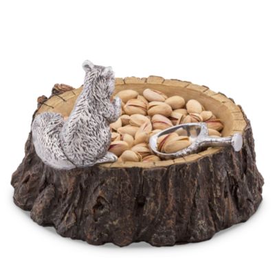 Standing Squirrel Nut Bowl