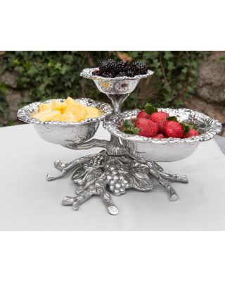 Grape 3-Tiered Bowl
