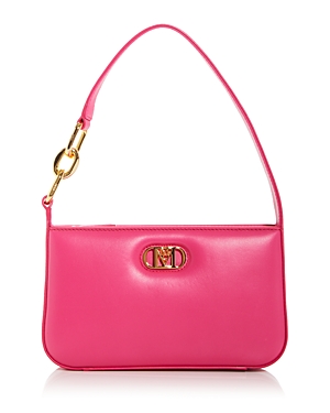 Mcm Mode Travia Mini Lambskin Shoulder Bag In Fuchsia