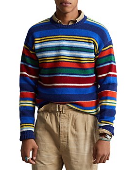 Polo Ralph Lauren - Wool Stripe Regular Fit Crewneck Sweater 