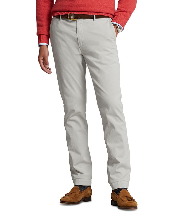 Polo Ralph Lauren Jarrett Stretch Slim Fit Sateen Pants | Bloomingdale's