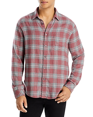 Rails Lennox Flannel Relaxed Fit Shirt In Barn Steel
