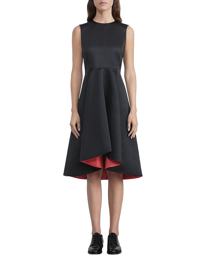 Lafayette 148 New York Sleeveless High Low Fit Flare Dress