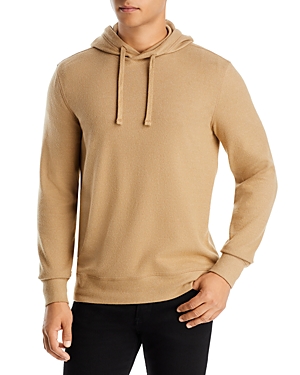 Faherty Legend Solid Hoodie In Wheat Twill