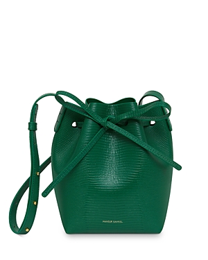 MANSUR GAVRIEL MINI LEATHER BUCKET BAG