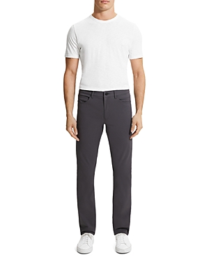 Shop Theory Raffi Neoteric Twill Slim Fit Pants In Dark Gray
