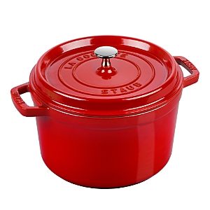 Staub 5-qt. Tall Enameled Cast Iron Cocotte In Red