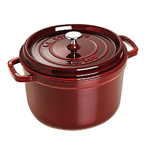 Staub 5-qt. Tall Enameled Cast Iron Cocotte In Grenadine
