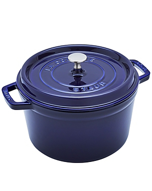 Staub 5-qt. Tall Enameled Cast Iron Cocotte In Blue