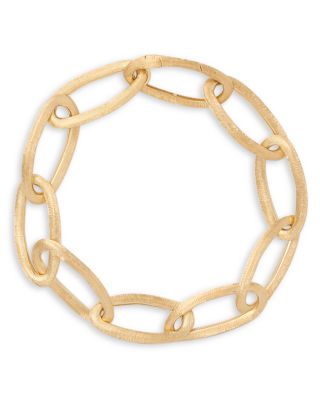 18K Yellow Gold Jaipur Link Polished Oval Link Bracelet
