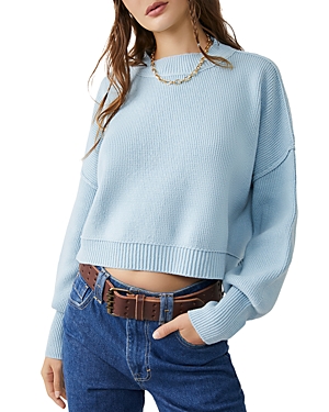 FREE PEOPLE EASY STREET CROPPED SWEATER