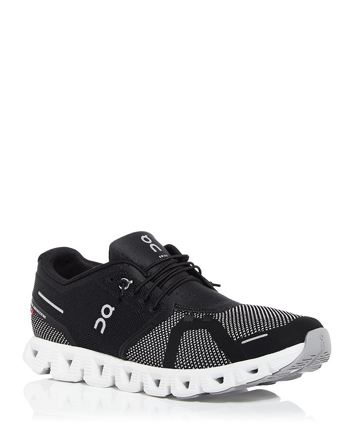 Shop On Women's Cloud 5 Combo Lace Up Sneakers In Black/alloy