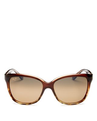 Starfish Polarized Cat Eye Sunglasses, 56mm