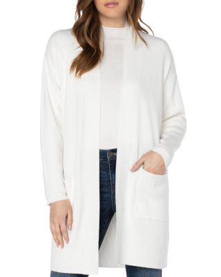 Liverpool Los Angeles - Ribbed Open Front Cardigan