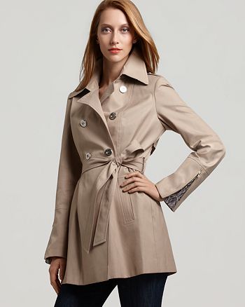Via Spiga Anita Double Breasted Trench | Bloomingdale's